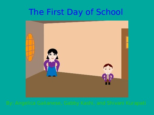 first day of school story pdf