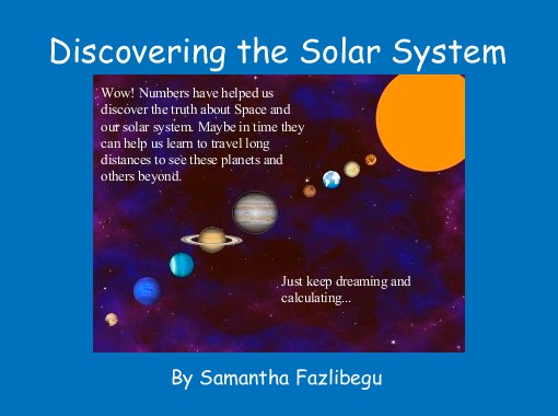 Discovering The Solar System Free Books Childrens