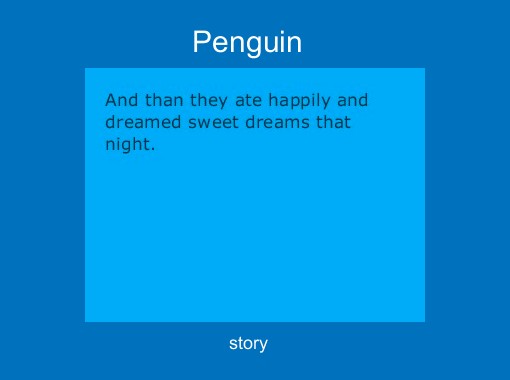 "Penguin" - Free stories online. Create books for kids | StoryJumper