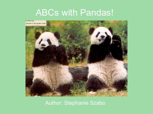"ABCs with Pandas!" - Free stories online. Create books for kids ...