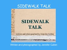  SIDEWALK TALK