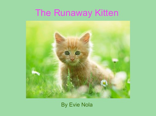 The Runaway Kitten Free Stories Online Create Books For Kids Storyjumper