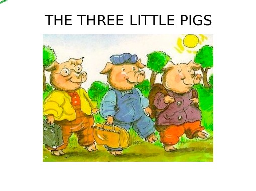 Story of the three little pigs Story of the three little pigs image