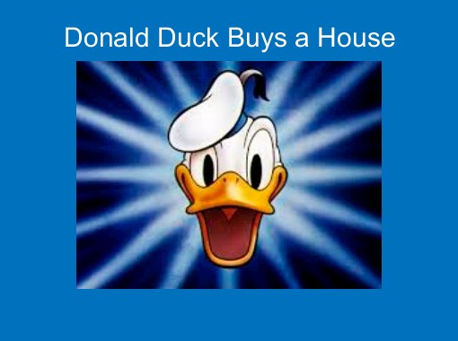 Donald Duck Buys a House