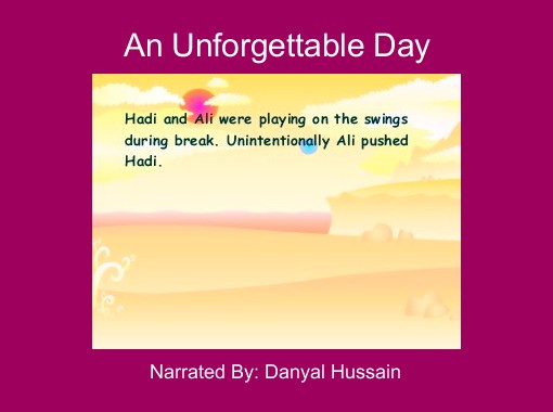 write an essay about unforgettable day