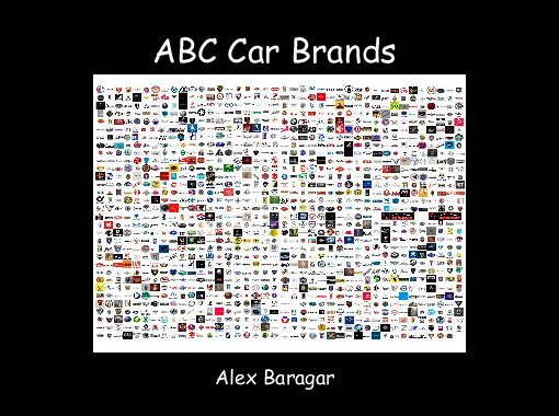 Abc Car Brands Free Stories Online Create Books For Kids Storyjumper