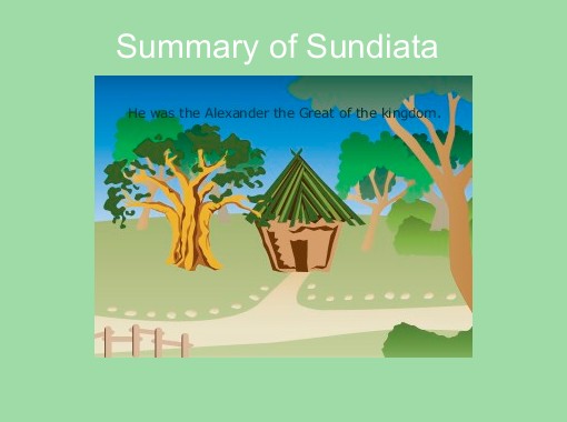 sundiata book summary