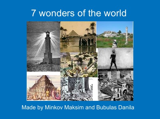 Quot 7 Wonders Of The World Quot Free Books Amp Children S Stories